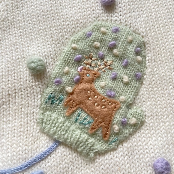 NWT Marisa Christina Christmas Collection 2000 Holiday Sweater Snow Day - Picture 5 of 9